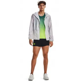 Under Armour, Pantaloni scurti pentru alergare Lighter Than Air, Negru, Verde lime, S