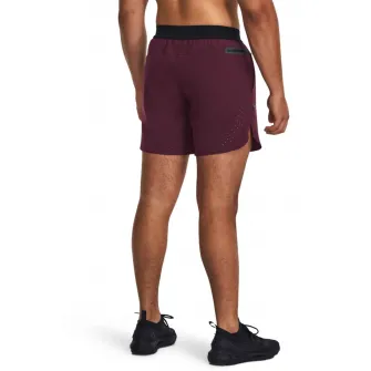 Under Armour, Pantaloni scurti pentru antrenament Peak, Negru, Violet tyrian, XL