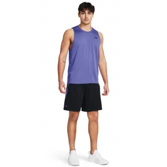 Under Armour, Pantaloni scurti, pentru fitness Tech Vent, Negru, Lila, S