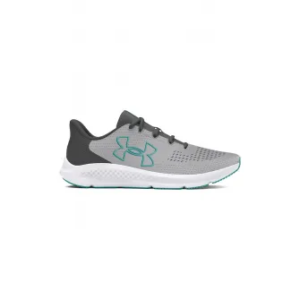 Under Armour, Pantofi pentru alergare Charged Pursuit 3, Negru, Gri, Turcoaz, 6