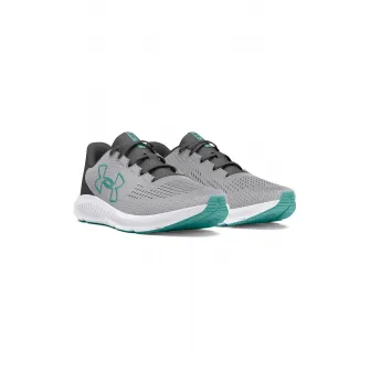Under Armour, Pantofi pentru alergare Charged Pursuit 3, Negru, Gri, Turcoaz, 6