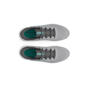 Under Armour, Pantofi pentru alergare Charged Pursuit 3, Negru, Gri, Turcoaz, 5.5