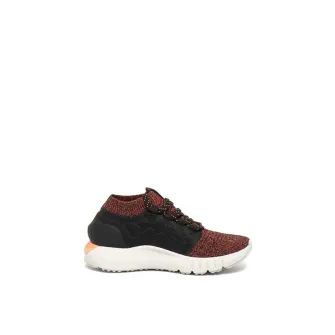 Under Armour, Pantofi sport cu aspect tricotat, pentru alergare HOVR Phantom, Negru/Oranj, 5