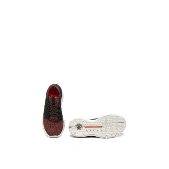 Under Armour, Pantofi sport cu aspect tricotat, pentru alergare HOVR Phantom, Negru/Oranj, 5.5