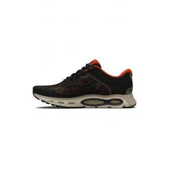 Under Armour, Pantofi unisex, pentru alergare Hovr Infinite 3, Negru, Portocaliu, 8.5