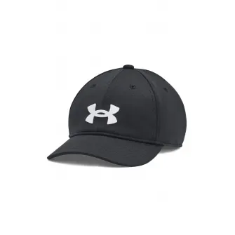 Under Armour, Sapca ajustabila cu logo brodat Blitzing, Alb, Negru stins, 56-60 CM
