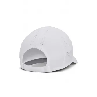 Under Armour, Sapca ajustabila pentru alergare Launch, Alb, 53-59 CM