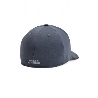 Under Armour, Sapca cu aplicatie logo brodata, pentru antrenament Blitzing, Gri inchis, 59-62 CM