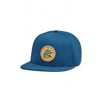 Under Armour, Sapca cu capsa pe partea din spate pentru antrenament Curry, Albastru, 55-60 CM