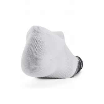 Under Armour, Set de sosete foarte scurte pentru fitness Performance Tech - 3 perechi, Alb, L