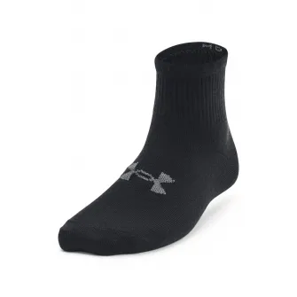 Under Armour, Set de sosete scurte pentru fitness Essential - 3 perechi, Negru, 27.5-31.5 EU