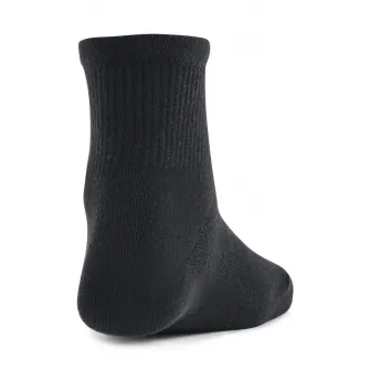 Under Armour, Set de sosete scurte pentru fitness Essential - 3 perechi, Negru, 27.5-31.5 EU