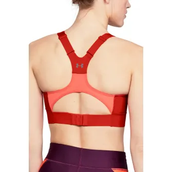 Under Armour, Sutien pentru fitness Breathelux High Impact, Rosu, 32C