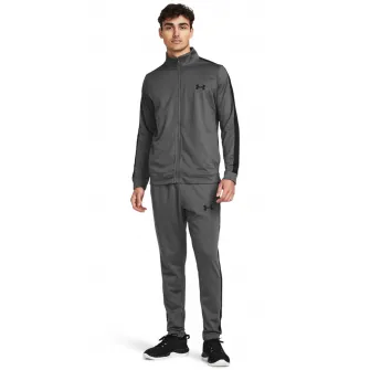 Under Armour, Trening cu buzunare laterale pentru fitness, Gri inchis, S