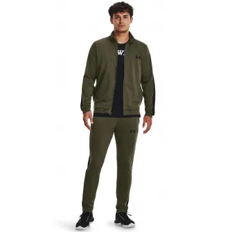 Under Armour, Trening cu buzunare laterale pentru fitness, Kaki, S