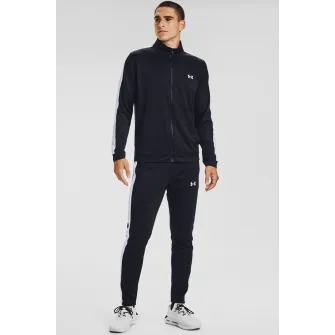 Under Armour, Trening cu buzunare laterale pentru fitness, Negru, Alb, S