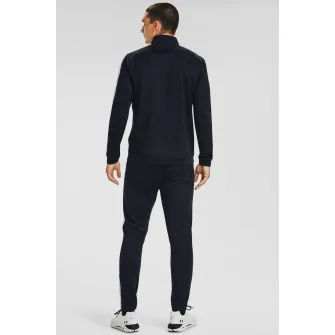 Under Armour, Trening cu buzunare laterale pentru fitness, Negru, Alb, S