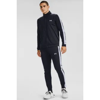 Under Armour, Trening cu buzunare laterale pentru fitness, Negru, Alb, S