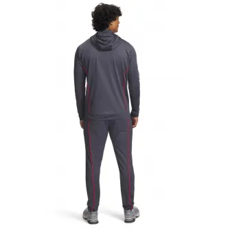 Under Armour, Trening cu logo, pentru fitness, Rosu, Gri inchis, S