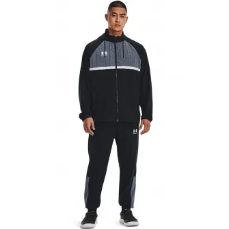 Under Armour, Trenining cu gluga, pentru fotbal Accelerate, Negru, Alb, Albastru, S