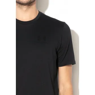 Under Armour, Tricou cu decolteu la baza gatului pentru fitness Sportstyle, Negru, M