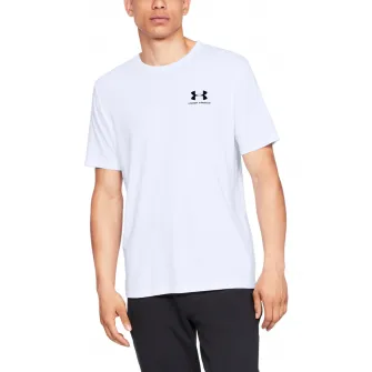 Under Armour, Tricou pentru fitness Sportstyle, Alb, M