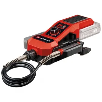 Unealta de slefuit/gravat pe acumulator Einhell Expert TE-MT 18/34 Li Solo Power X-Change 18 V, ax 92 cm, tija de gravura, controlul vitezei, set de accesorii din 55 de piese, fara incarcator/acumulator