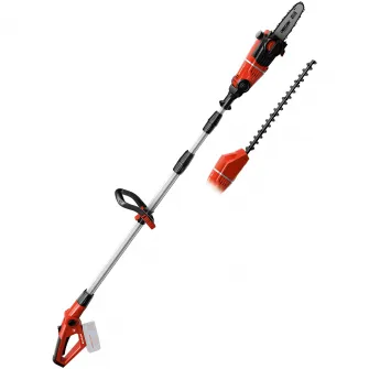 Unealta electrica multifunctionala 2 in 1 pentru gradina Einhell Power-X-Change GE-HC 18 Li T pentru crengi si gard viu, 1700 curse/min, nu contine acumulator si incarcator in setul de livrare