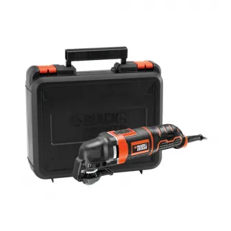 Unealta multifunctionala Oscilanta MT300KA, Black & Decker, 300W, 6 accesorii, cutie depozitare