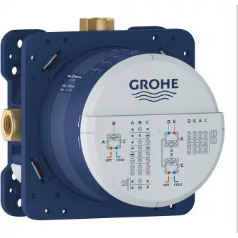 Unitate instalare incastrat Grohe Rapido SmartBox 35600000, 1/2, 3 iesiri, 2 intrari, alama