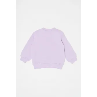 United Colors of Benetton, Bluza de trening cu imprimeu grafic, Lila, 90 CM