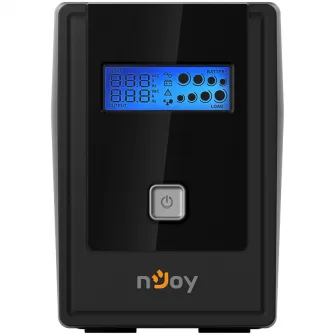 UPS NJOY Cadu 650, 600VA/360W, Line Interactive, AVR, Auto-Restart, Ecran LCD