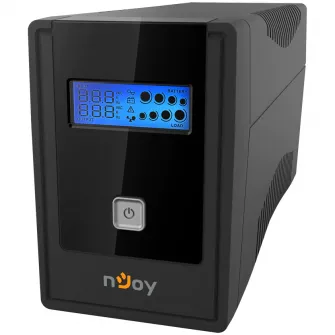 UPS NJOY Cadu 850, 800VA/480W, Line Interactive, AVR, Auto-Restart, Ecran LCD