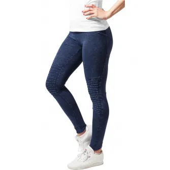 Urban Classics, Colanti cu aspect de denim, Albastru inchis, S