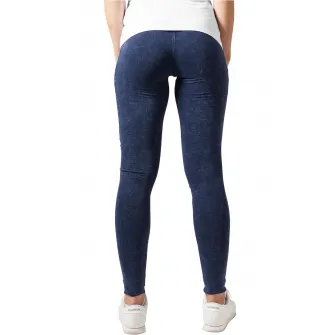 Urban Classics, Colanti cu aspect de denim, Albastru inchis, S