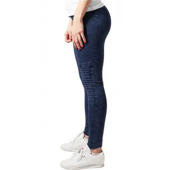 Urban Classics, Colanti cu aspect de denim, Albastru inchis, S