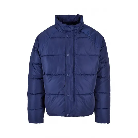 Urban Classics, Geaca matlasata cu maneci raglan, Albastru inchis, M
