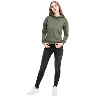 Urban Classics, Hanorac cu maneci cazute, Kaki, XS