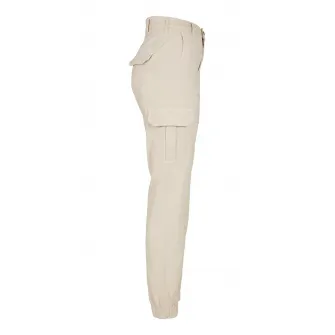 Urban Classics, Pantaloni cargo cu talie medie, Maro nisip, 30