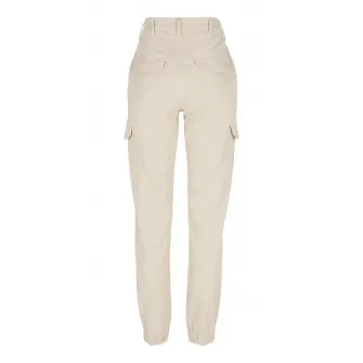 Urban Classics, Pantaloni cargo cu talie medie, Maro nisip, 32