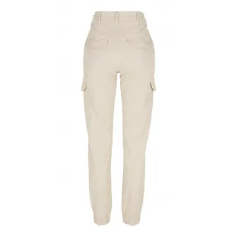 Urban Classics, Pantaloni cargo cu talie medie, Maro nisip, 33