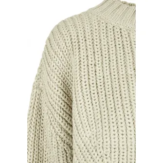 Urban Classics, Pulover crop cu maneci cazute, Alb murdar, XL