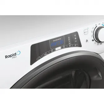 Uscator Candy RP4 H7A2TRE-S, 7 kg, clasa energetica A++, 16 programe, Wi-Fi, ecran tactil, alb