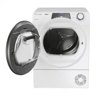 Uscator Candy RP4 H7A2TRE-S, 7 kg, clasa energetica A++, 16 programe, Wi-Fi, ecran tactil, alb