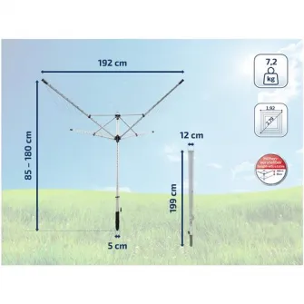 Uscator de gradina Leifheit LinoLift 600 QuickStart