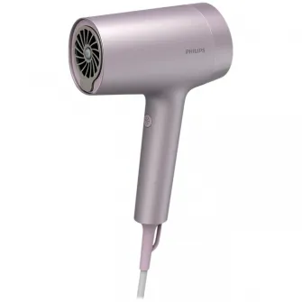 Uscator de par Philips Seria 7000 BHD723/10, 1800W, tehnologie ThermoShield Advanced cu 2 senzori, ingrijire cu ioni 360, 4 moduri de coafare, 2 viteze, buton de aer rece, 2 accesorii magnetice, Rose beige