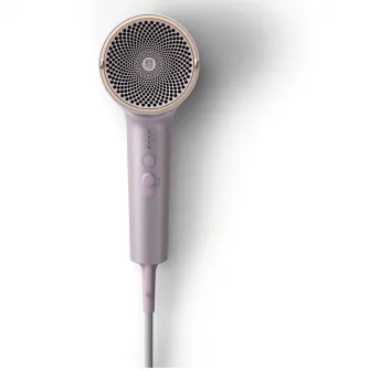Uscator de par Philips Seria 7000 BHD723/10, 1800W, tehnologie ThermoShield Advanced cu 2 senzori, ingrijire cu ioni 360, 4 moduri de coafare, 2 viteze, buton de aer rece, 2 accesorii magnetice, Rose beige