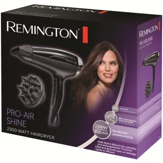 Uscator de par Remington D5215, 2300 W, 2 viteze, Concentrator, Negru