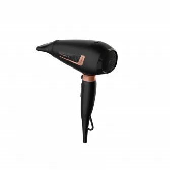 Фен ROWENTA Pro Expert CV8830F0, 2200 Вт, технология Ionic Booster, 3 температурных режима, струя холодного воздуха, диффузор, кольцо для подвешивания, черно-коричневый
