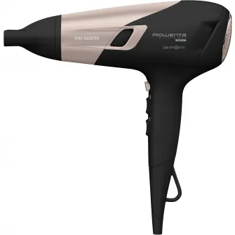 Uscator de par ROWENTA Studio Dry Glow CV5831F0, 2300W, 6 trepte de viteza si temperatura, tehnologie Thermo control, difuzor pentru volum, negru-roz